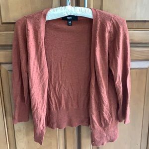 Cropped Button-Up Sweater